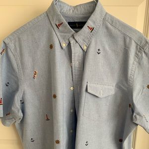 Ralph Lauren Polo Short Sleeve Shirt Size Large